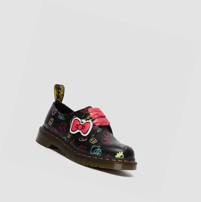 Dr Martens Hello Kitty & Friends 1461 Smooth Női Oxford Cipő Fekete Színes | 180425OZH