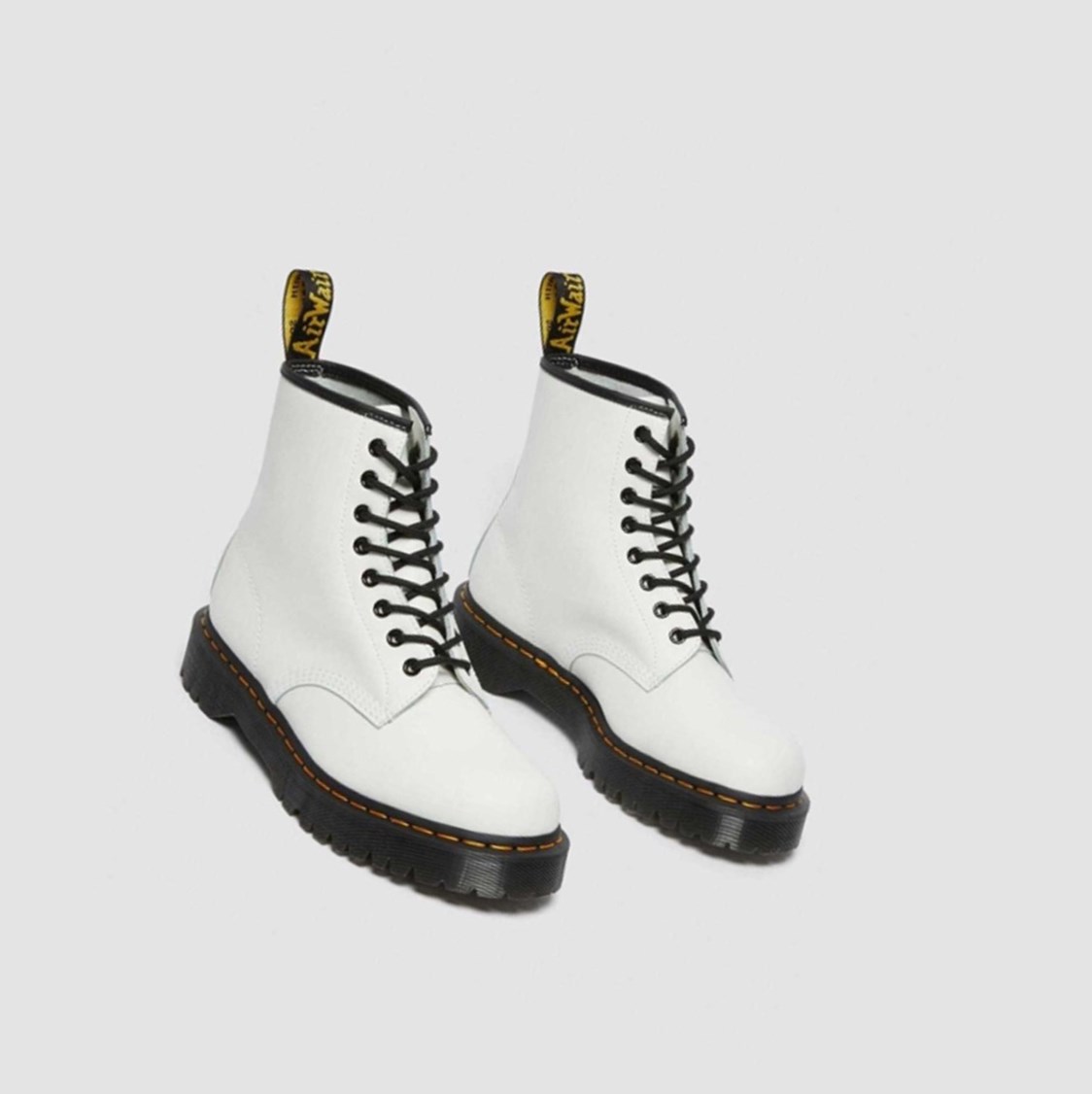 Dr Martens 1460 Bex Smooth Férfi Platform Bakancs Fehér | 864792OME