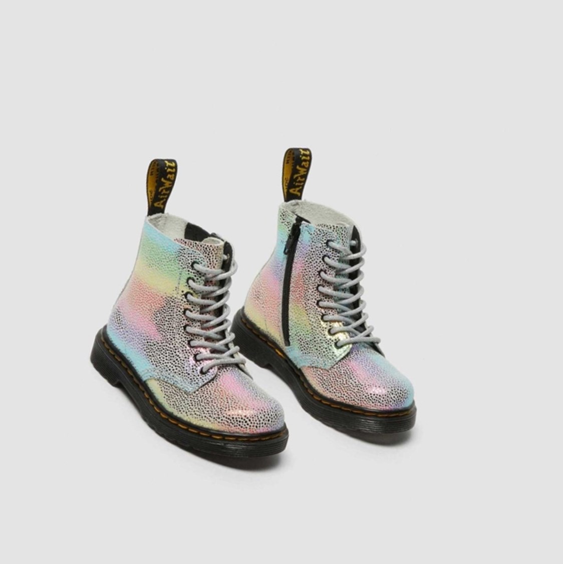 Dr Martens 1460 Pascal Iridescent Toddler Gyerek Fűzős Bakancs Színes | 983615JFR
