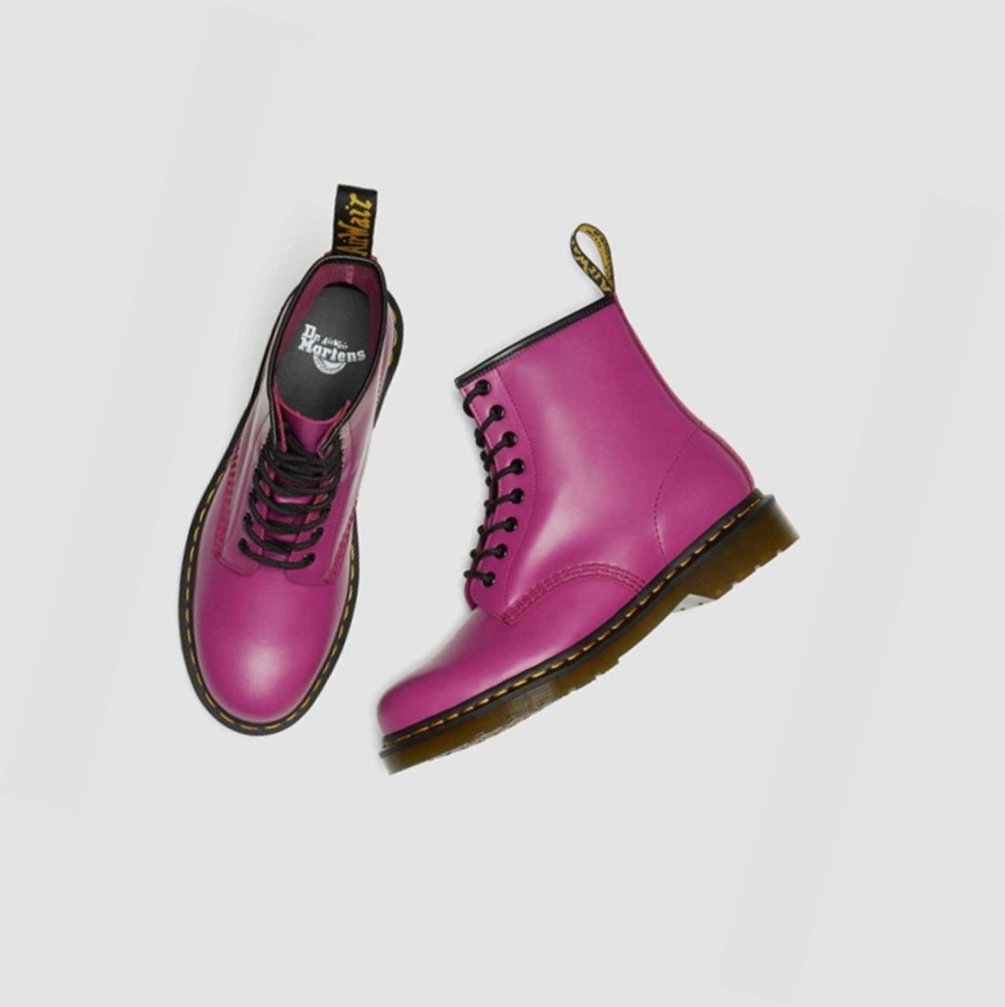 Dr Martens 1460 Smooth Női Fűzős Bakancs Rózsaszín | 517602SWT