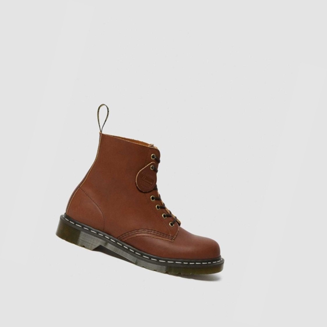 Dr Martens 1460 Veg Tan Női Fűzős Bakancs Barna | 521769QMS