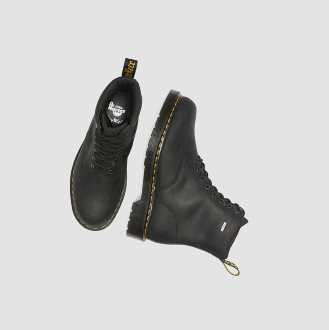 Dr Martens 1460 Vízálló Férfi Fűzős Bakancs Fekete | 142398SZE