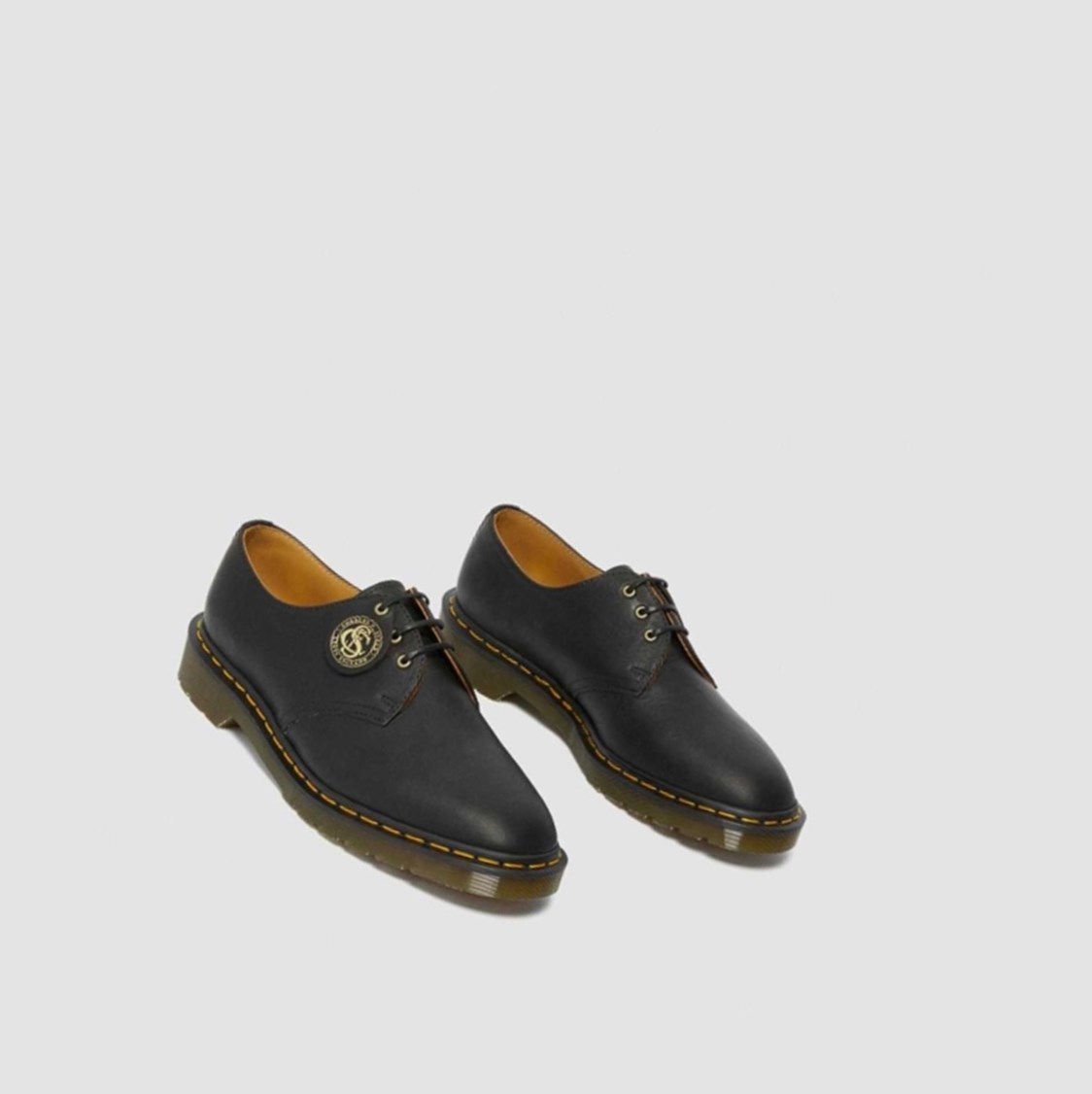 Dr Martens 1461 Classic Oil Férfi Oxford Cipő Fekete | 164853QZS