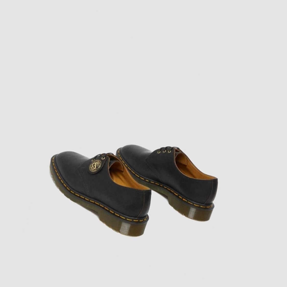 Dr Martens 1461 Classic Oil Férfi Oxford Cipő Fekete | 164853QZS