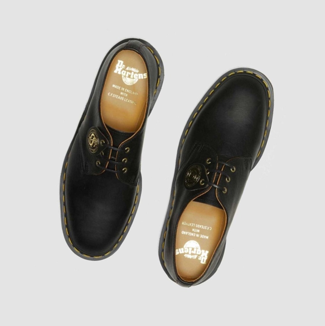 Dr Martens 1461 Classic Oil Férfi Oxford Cipő Fekete | 164853QZS