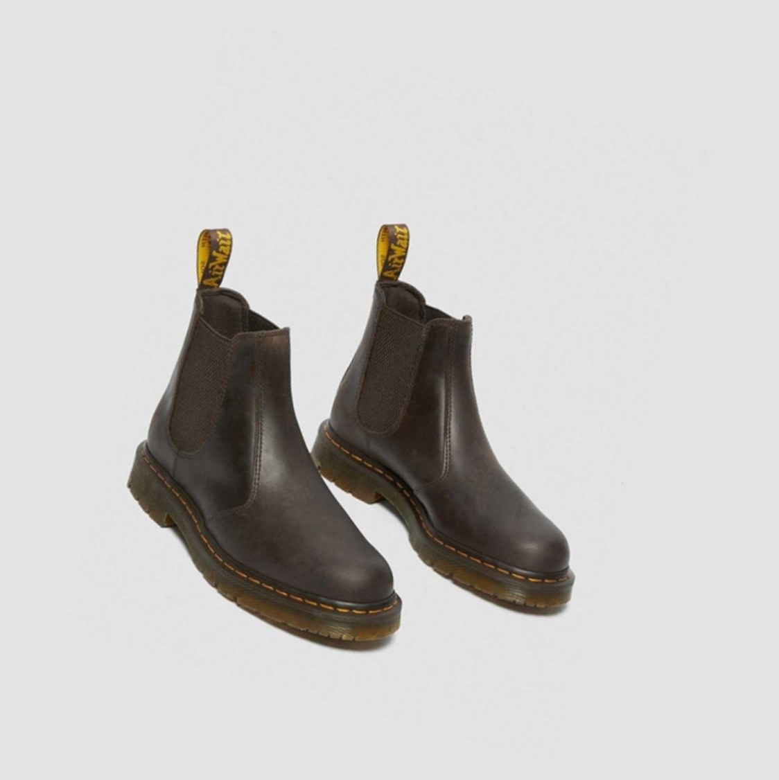 Dr Martens 2976 Slip Resistant Női Chelsea Bakancs Barna | 601982XJK