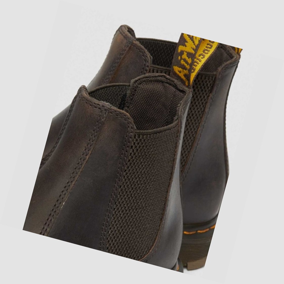 Dr Martens 2976 Slip Resistant Női Chelsea Bakancs Barna | 601982XJK