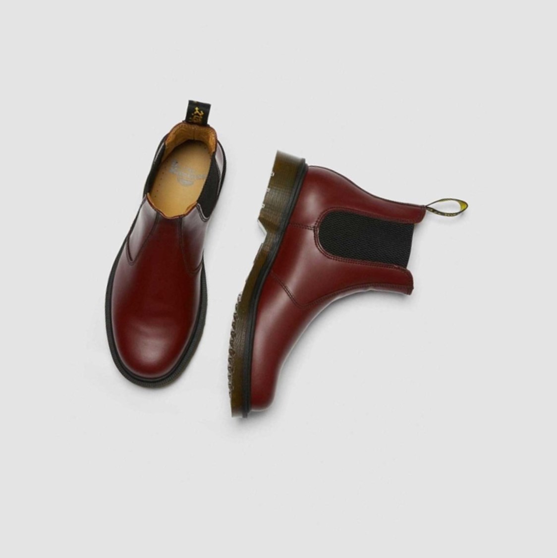 Dr Martens 2976 Smooth Női Chelsea Bakancs Rózsaszín Piros | 047318QSK