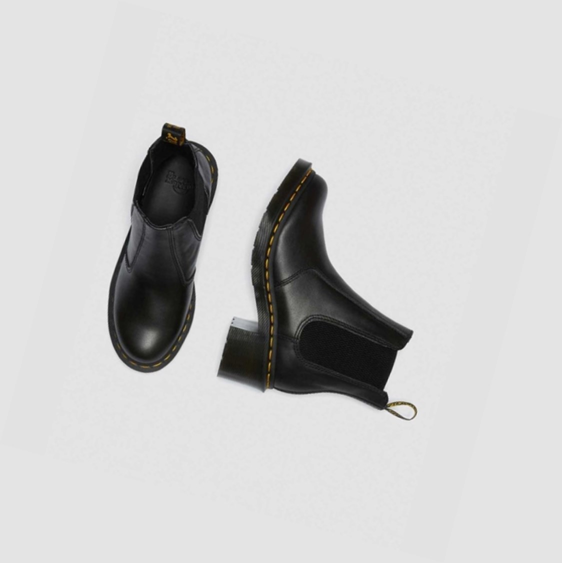 Dr Martens Cadence Sarkú Női Chelsea Bakancs Fekete | 846057IWS