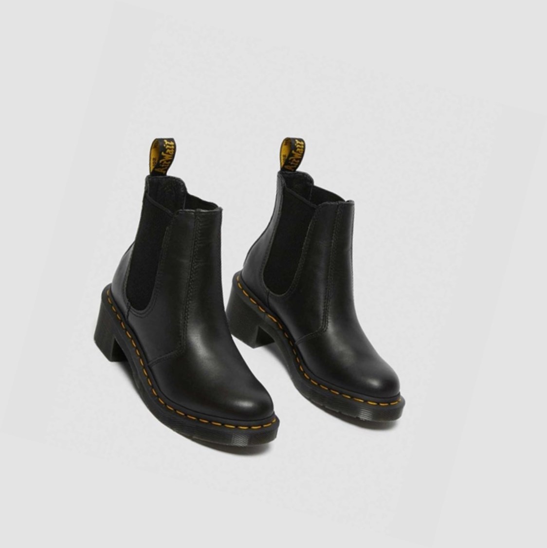 Dr Martens Cadence Sarkú Női Chelsea Bakancs Fekete | 846057IWS