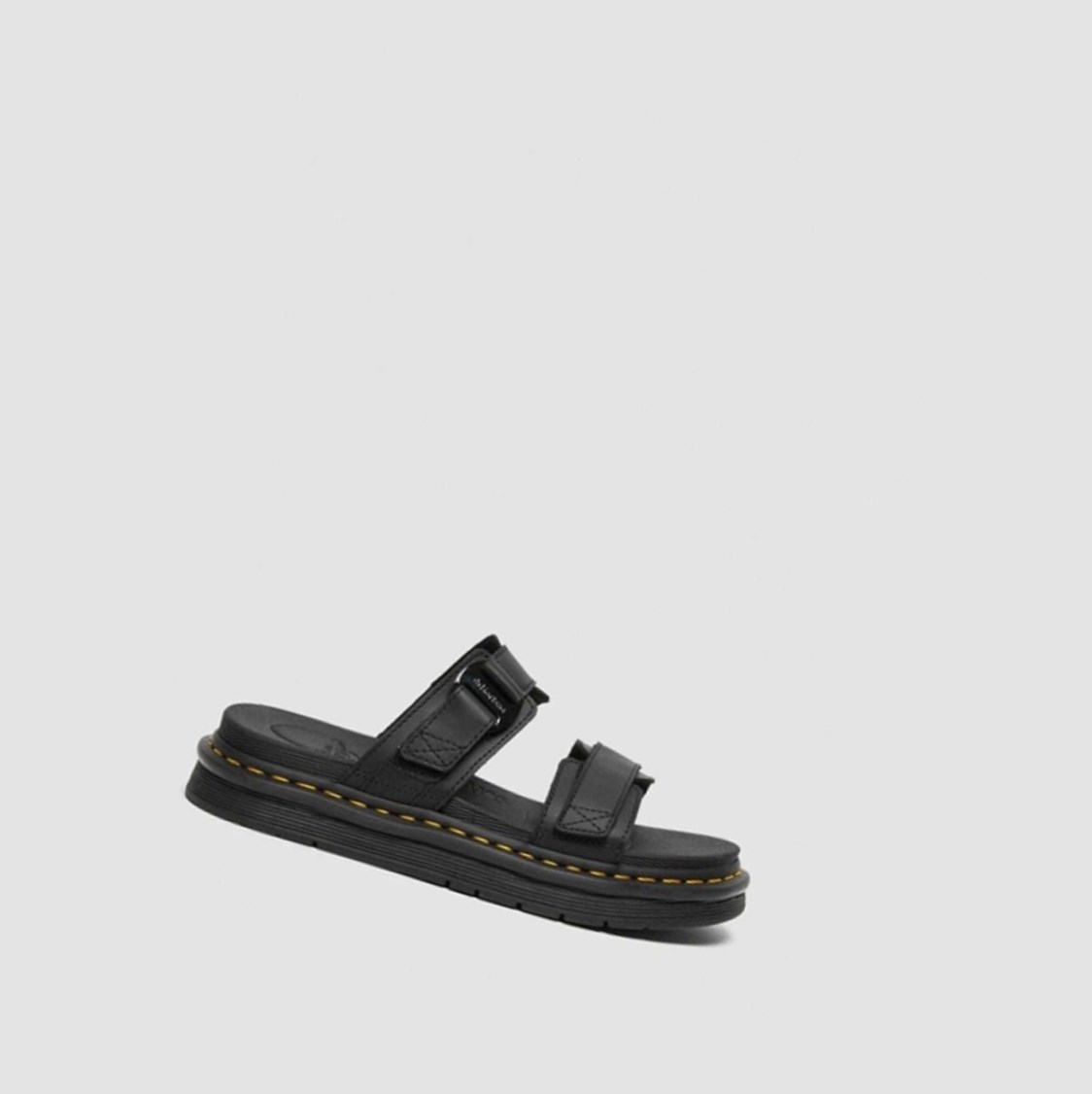 Dr Martens Chilton Papucs Férfi Slide Szandálok Fekete | 325740ODG
