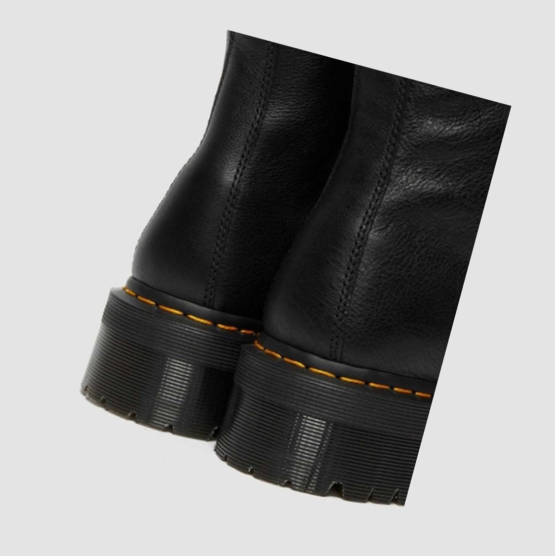 Dr Martens Jadon Faux Fur Bélelt Platform Férfi Platform Bakancs Fekete | 382067PVO