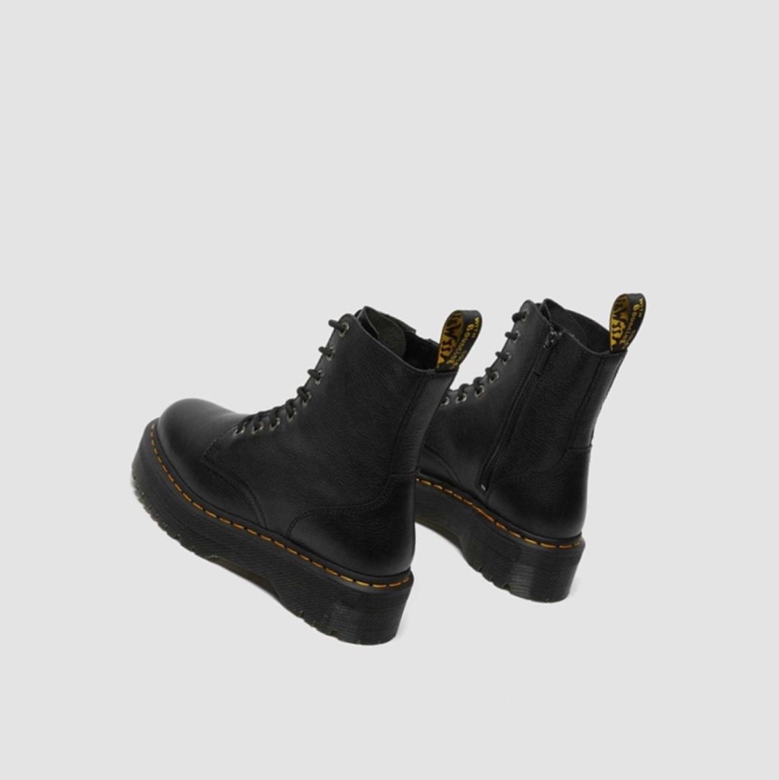 Dr Martens Jadon Pisa Női Platform Bakancs Fekete | 176425LNJ