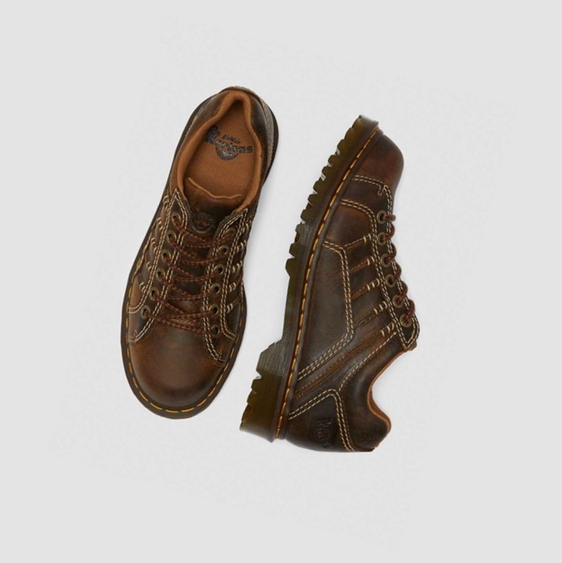 Dr Martens Keith Férfi Alkalmi Cipő Barna | 512708SLJ