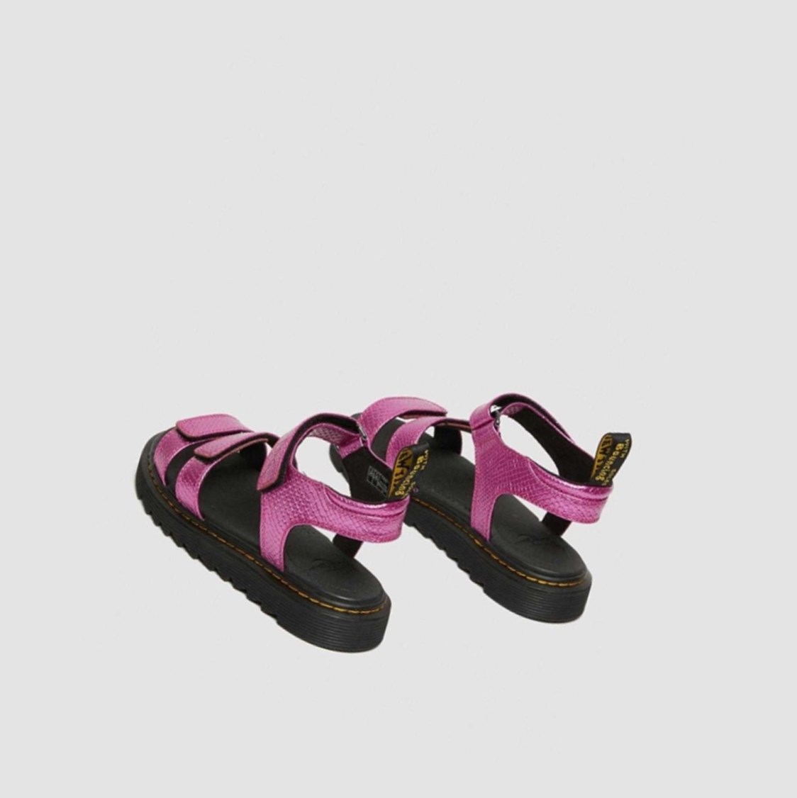 Dr Martens Klaire Reptile Emboss Youth Gyerek Pántos Szandál Rózsaszín | 147982KBT