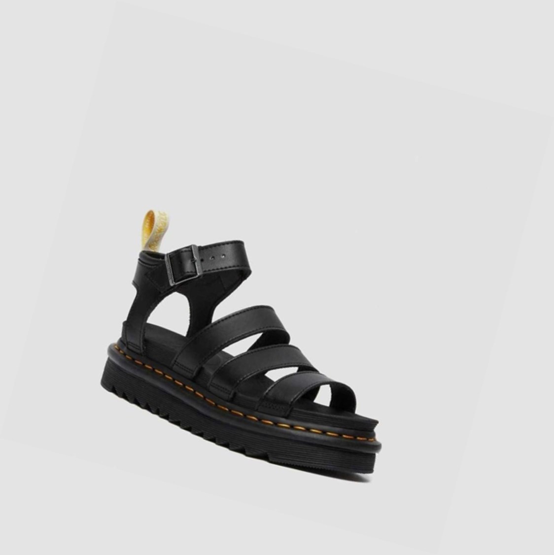 Dr Martens Vegán Blaire Felix Női Gladiátor Szandál Fekete | 632089DFT